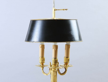 Lampe bouillotte en bronze doré