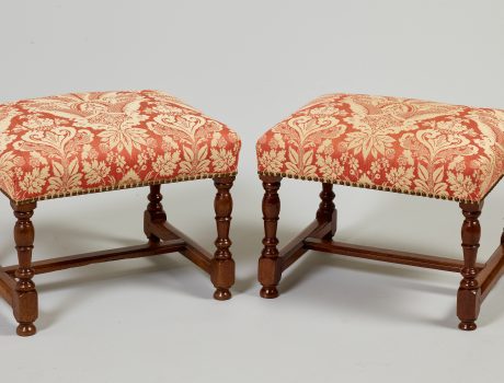 Paire de tabourets Louis XIII